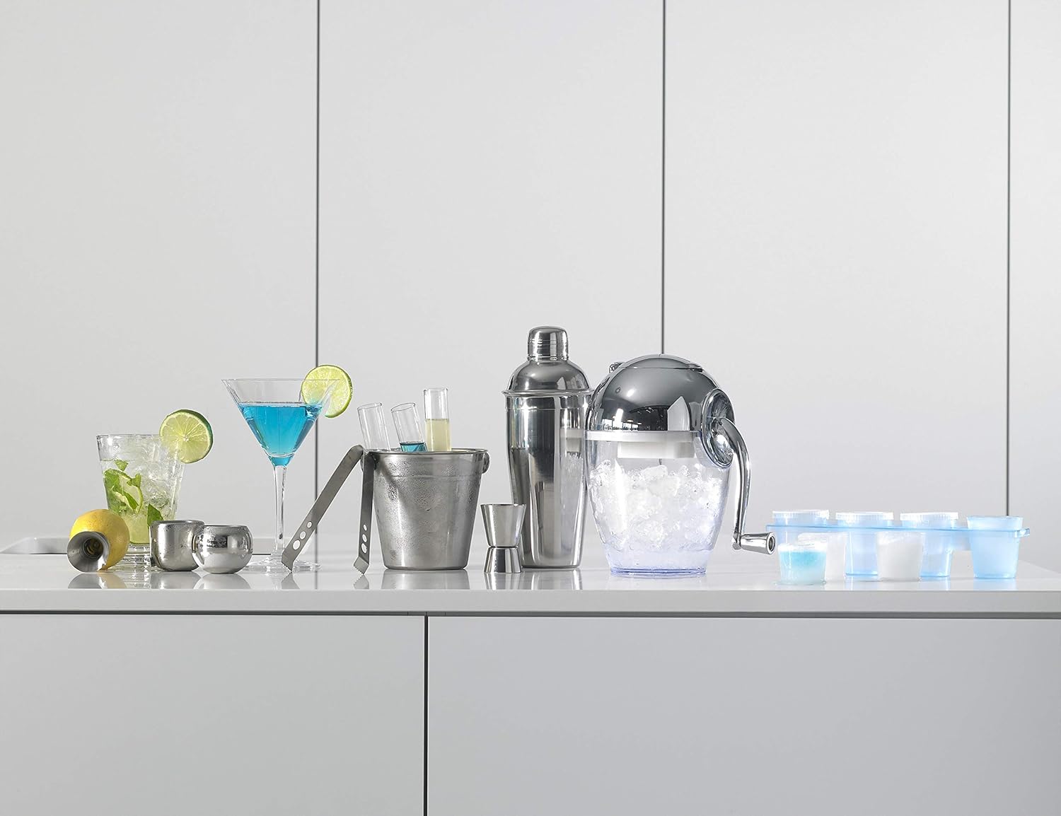 Cosy & Trendy Cozy & Trendy 750839 & Salt Mill 24 cm with Glass Insert – White