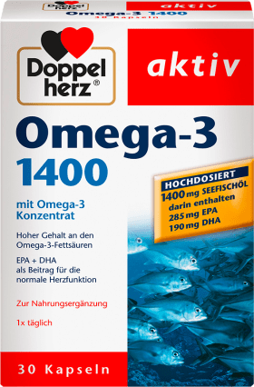 Doppelherz Omega-3 1400 Capsules 30 Pcs., 59.2 G