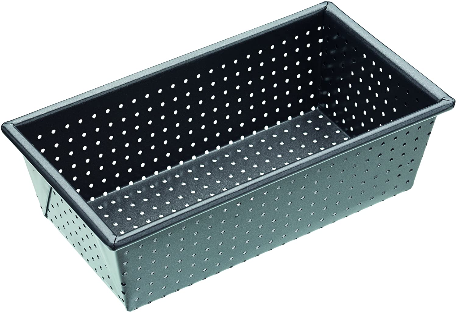 Master Class 2 lb Crusty Bake Non-Stick Loaf Pan, Grey