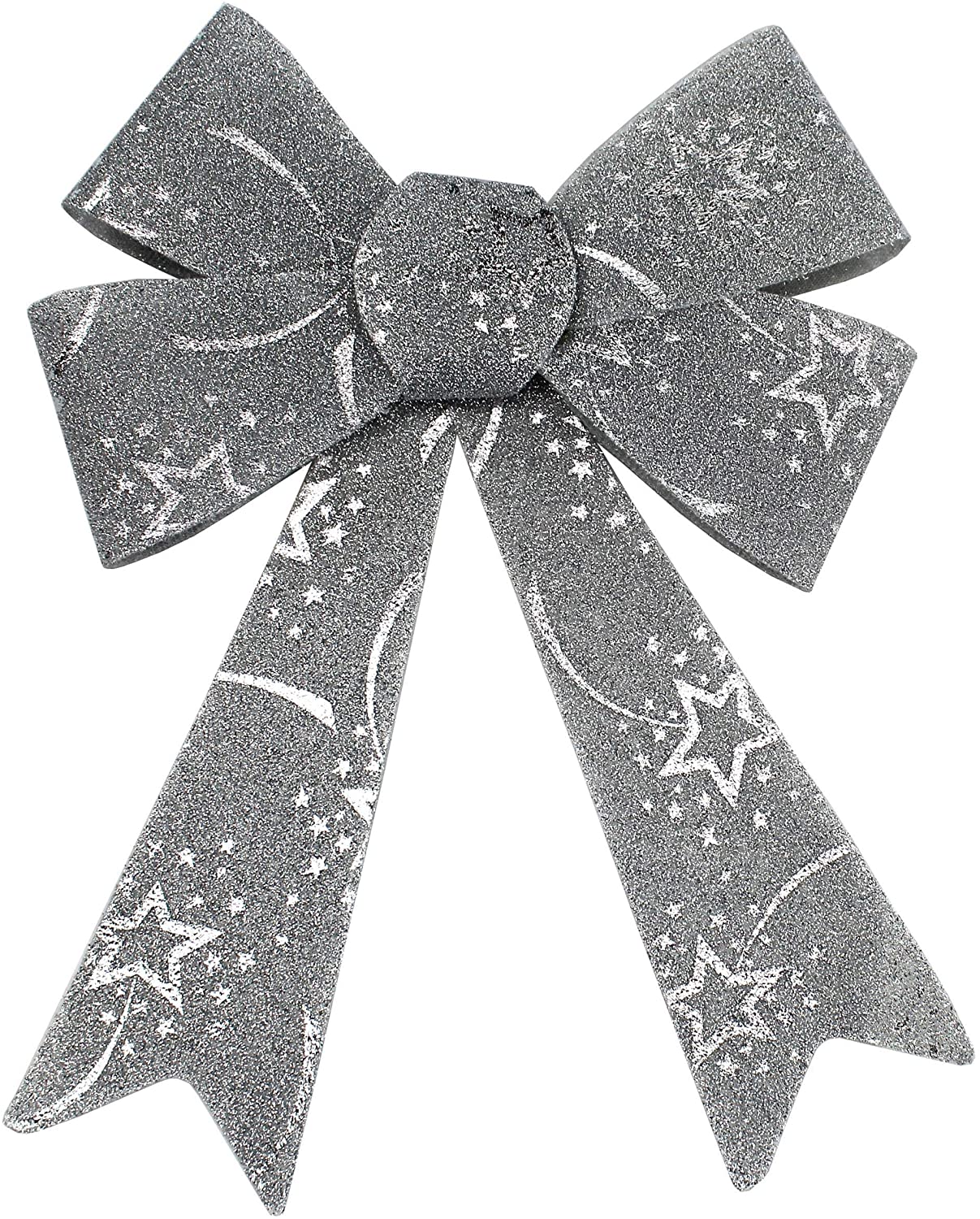 Daro Deko Glitter Bow With Stars Pattern