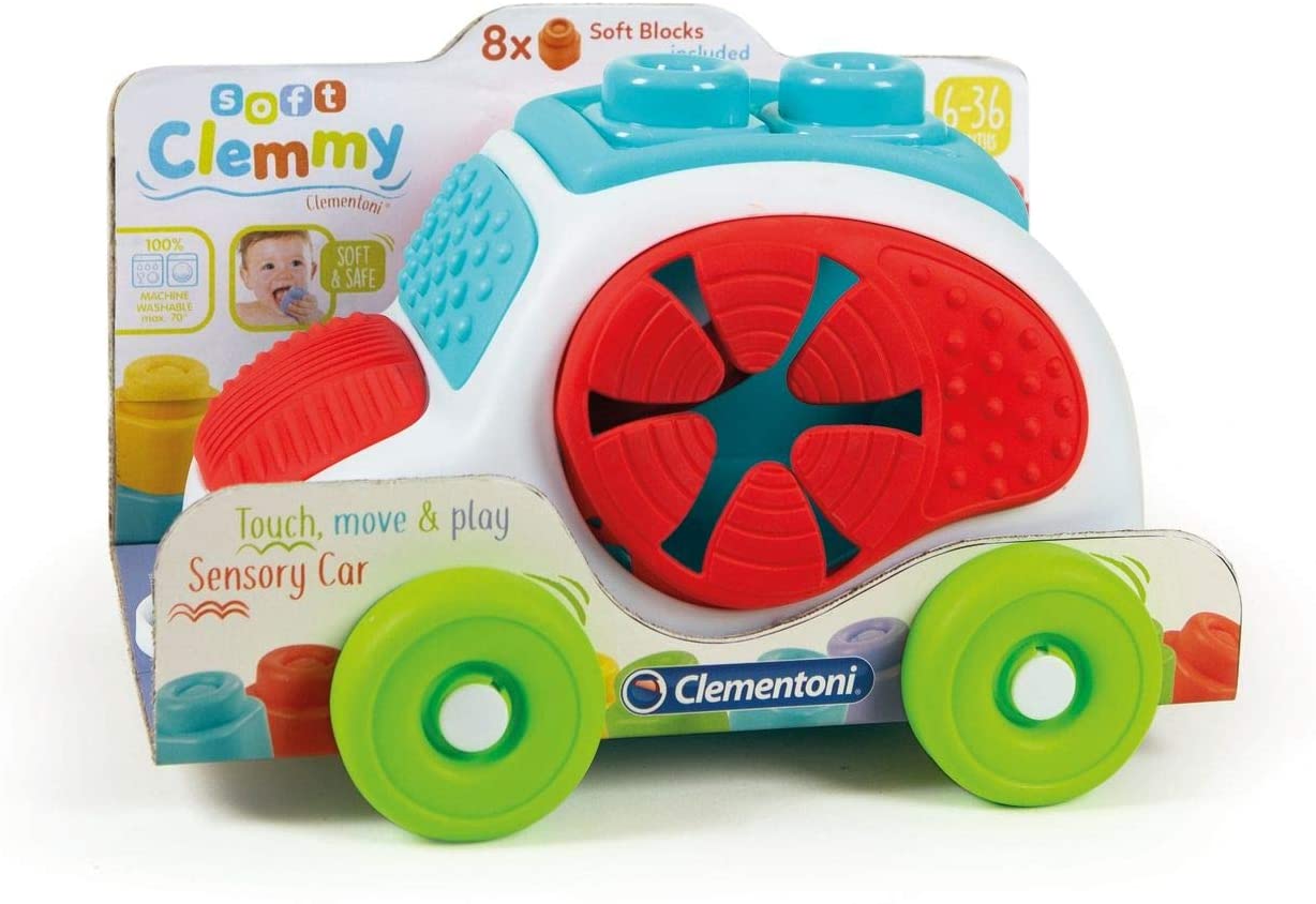Clementoni Soft Clemmy-Tocca 17315 Sensor Grinder, Multi-Coloured