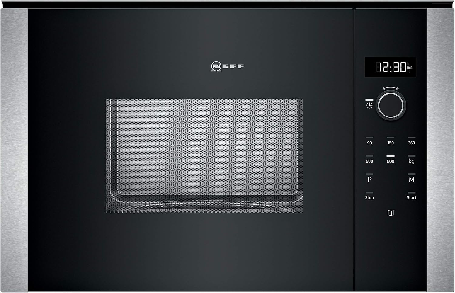Neff HWB23 black built-in microwave Solo