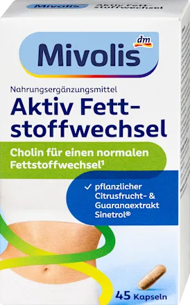 Mivolis Active Fat Metabolism Capsules 45 pcs, 25 g