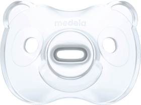 MEDELA Pacifier Soft Silicone, light blue, 6-18 months, 2 pcs