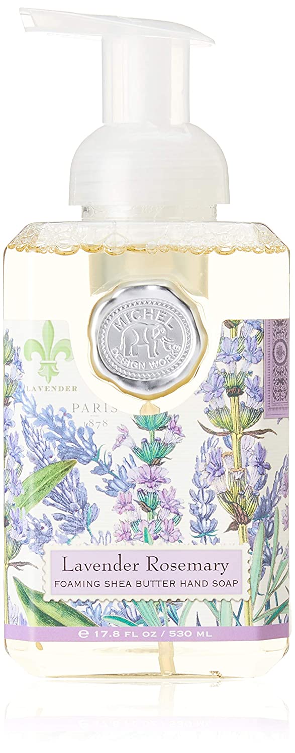 Michel Design Works Foaming Hand Soap, 17.8 Fluid Ounce, Lavender Rosemary