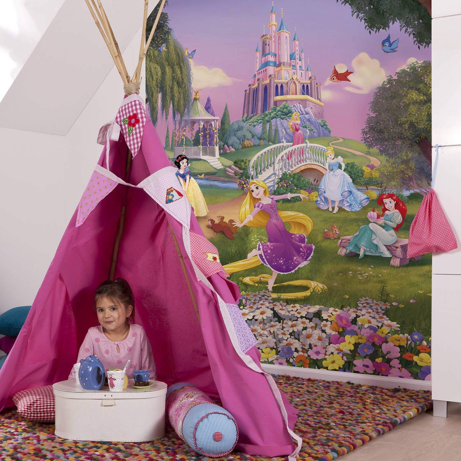 Komar Photo Wallpaper Princess Sunset 4 4026, 184 X 254 Cm (W X H), 4-Piec