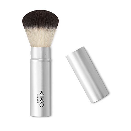 Kiko Milano Smart Allover Powder Brush 104 | Retractable Face Powder Brush, Synthetic B, ‎104
