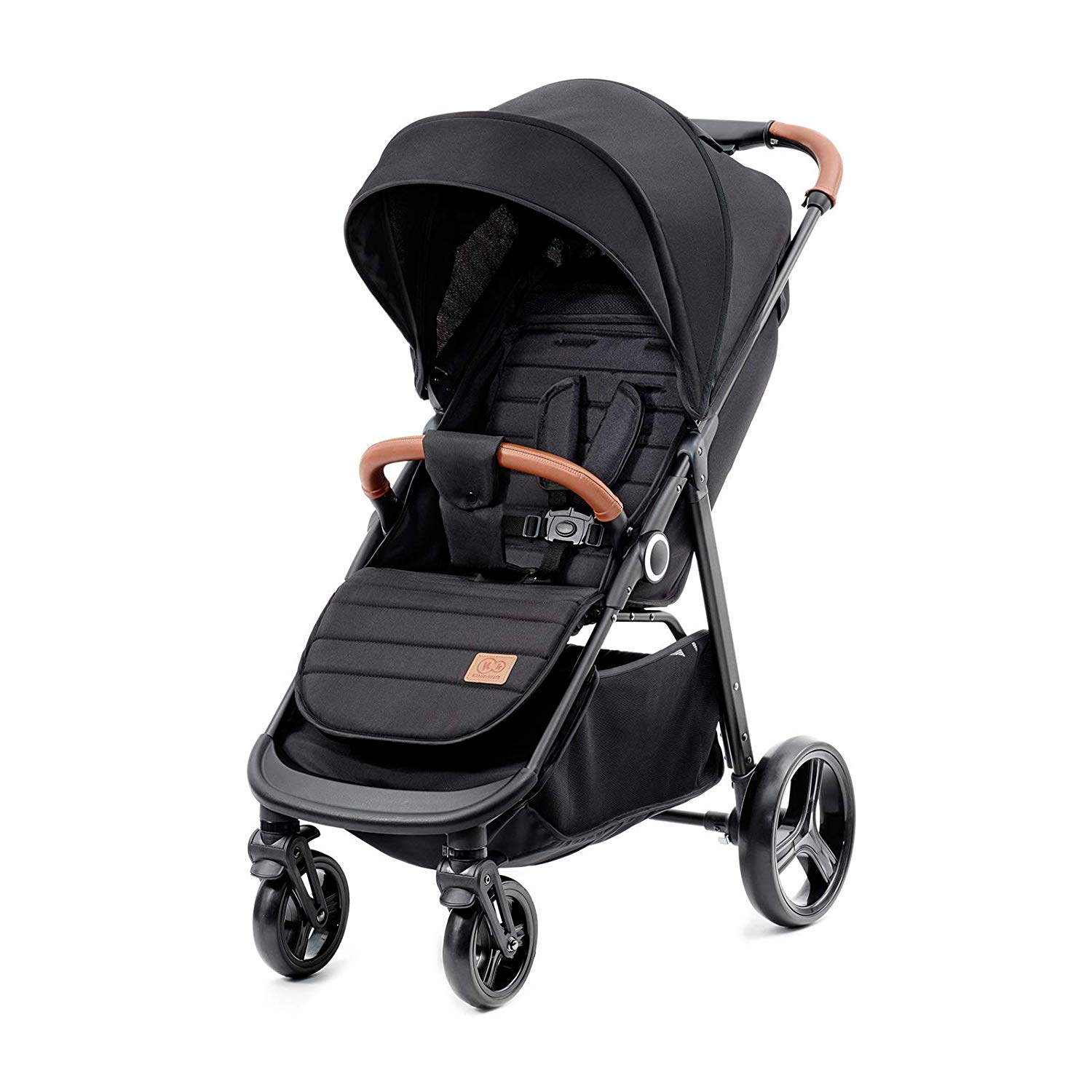 kk Kinderkraft Kinderkraft Grande Baby Pushchair Buggy Large and Comfortable Big Black