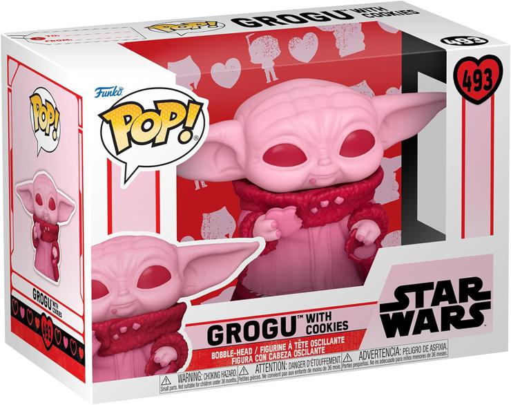 Funko Pop! Star Wars: Valentines - Grogu (The Child, Baby Yoda) - The Mandalorian - Vinyl Collectible Figure - Gift Idea - Official Merchandise - Toys For Children and Adults - TV Fans