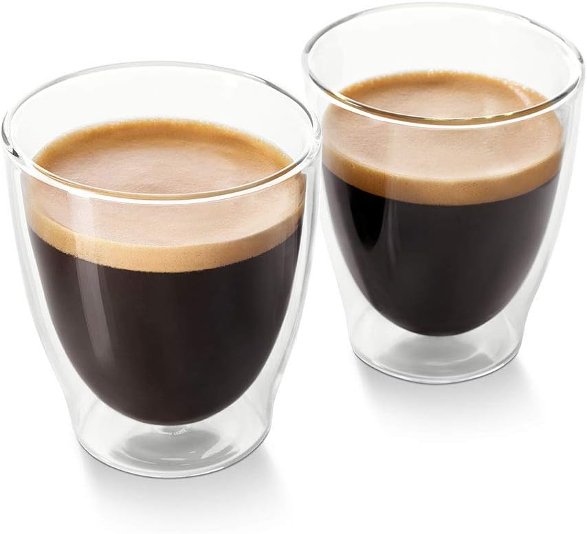 Tchibo Cafissimo Double-Walled Thermal Glass Set of 2