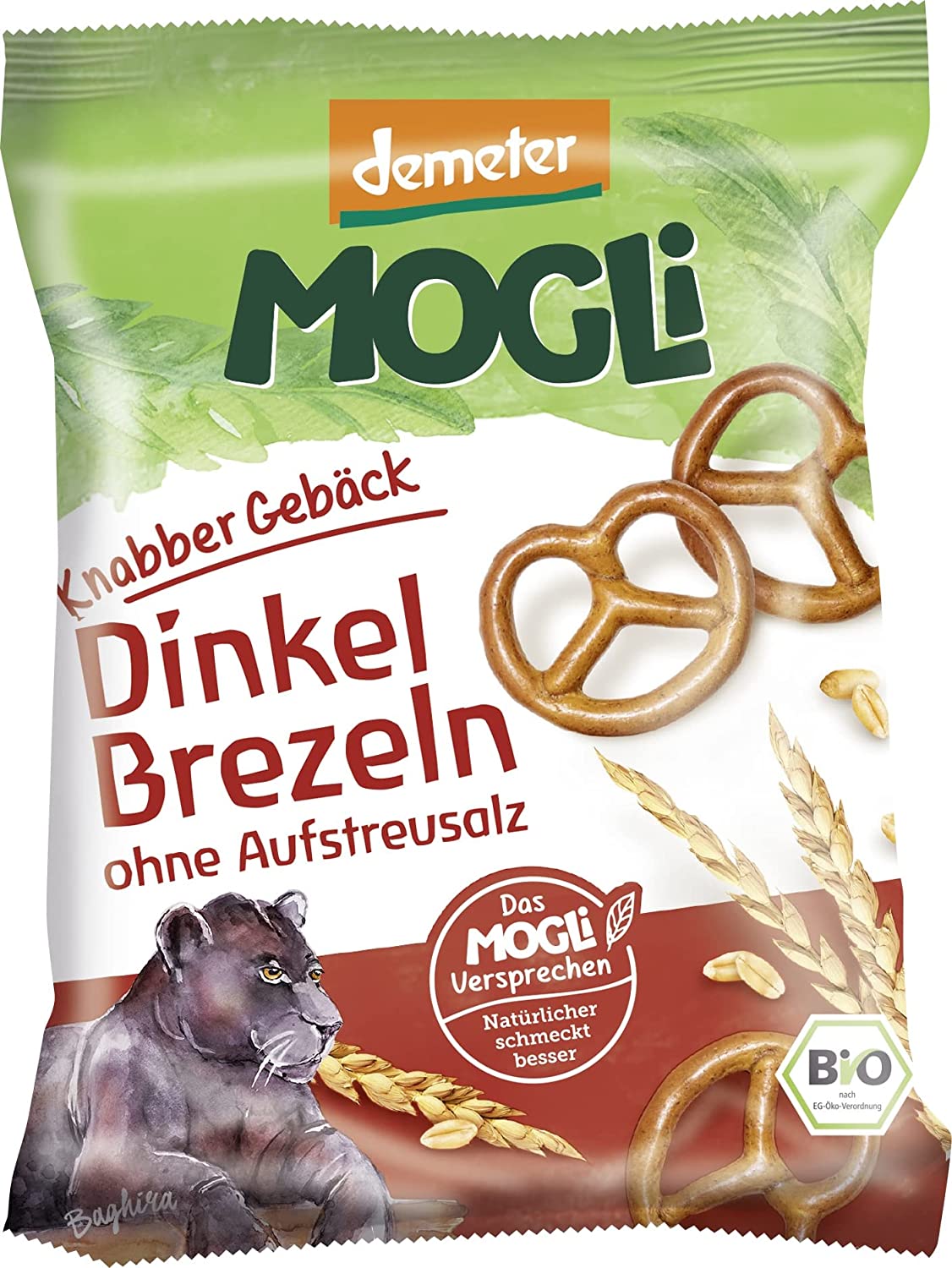 Demeter Mogli Dinkel Brezeln, 50g