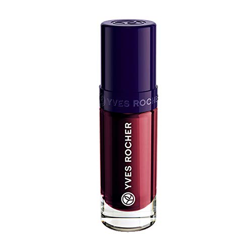 Yves Rocher COULEURS NATURE Nail Polish COULEUR VÉGÉTALE 43 Cerise Noire, Long Lasting & Nourishing, 1 x Bottle 5 ml, ‎cerise noire