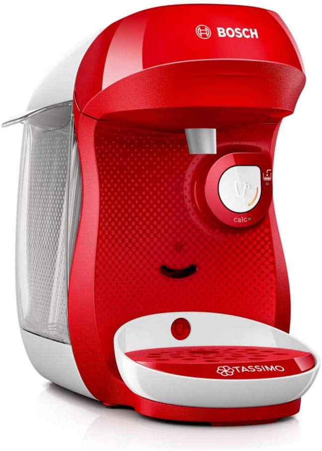 Bosch Tassimo Happy Capsule Machine, Bright Red