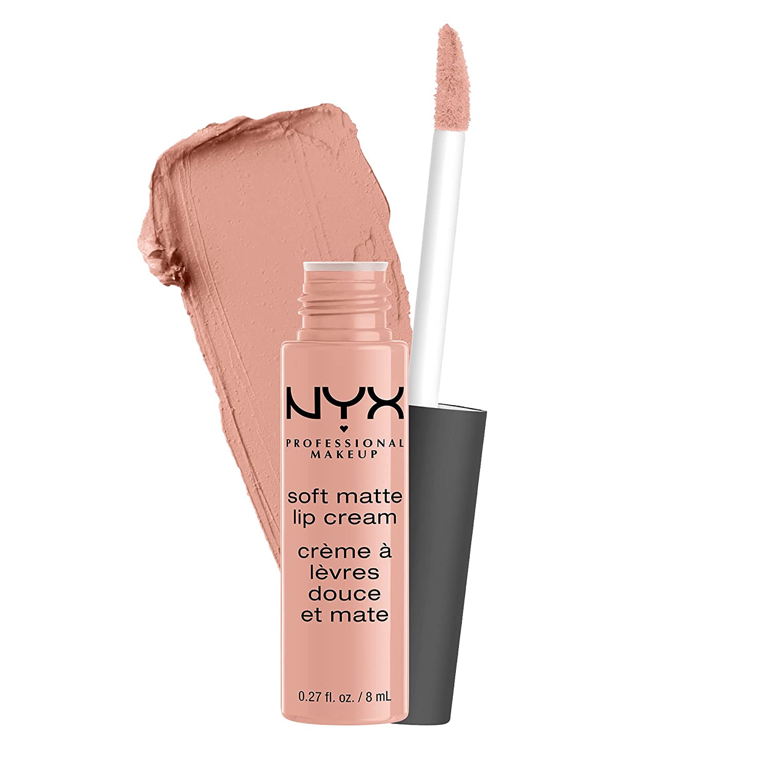NYX Professional Makeup Soft Matte Lip Cream, Creamy and Matt Finish, Highly Pigmented, Long Lasting, Vegan Formula Single, ‎cairo