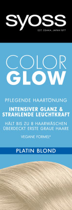 Syoss Haartönung Color Glow Platin Blond, 100 ml