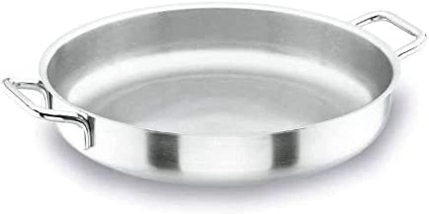 Lacor-50628W-ROUND DISH W/O LID WAGNER 28 CMS.