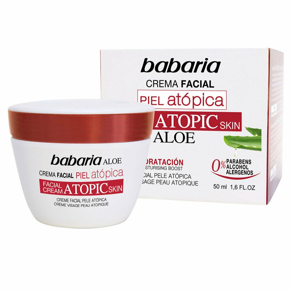 Babaria Aloe Vera Facial Cream Atopic Skin 0% 50 ml