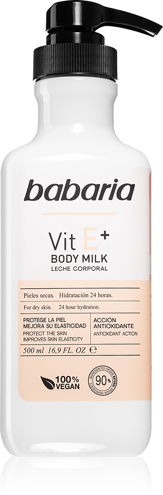 Babaria Vitamin E moisturizing body lotion for dry skin