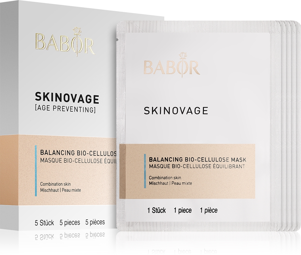 BABOR Skinovage Balancing Bio-Cellulose Mask sheet mask set
