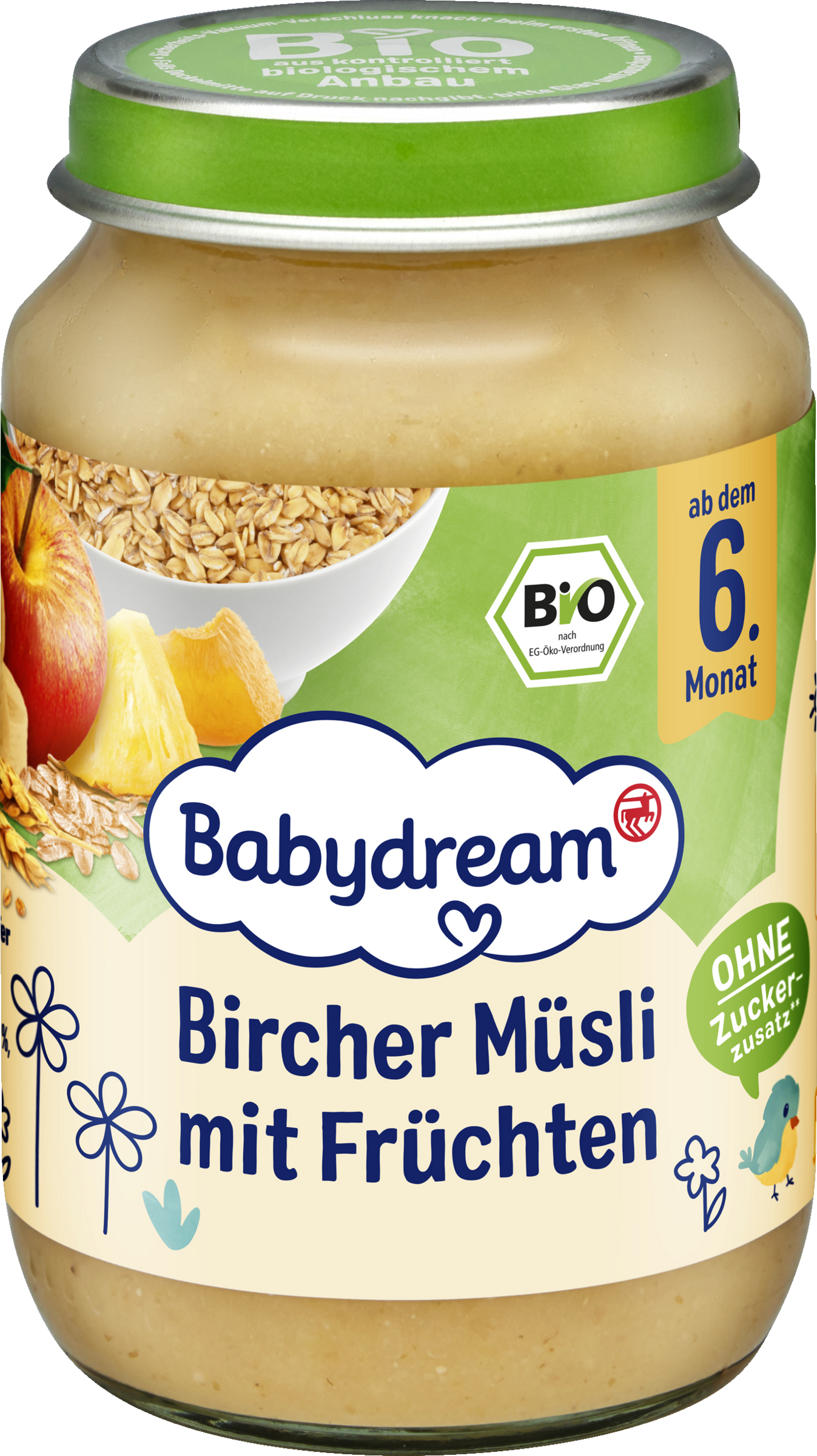 Babydream Organic Bircher Muesli with Fruit