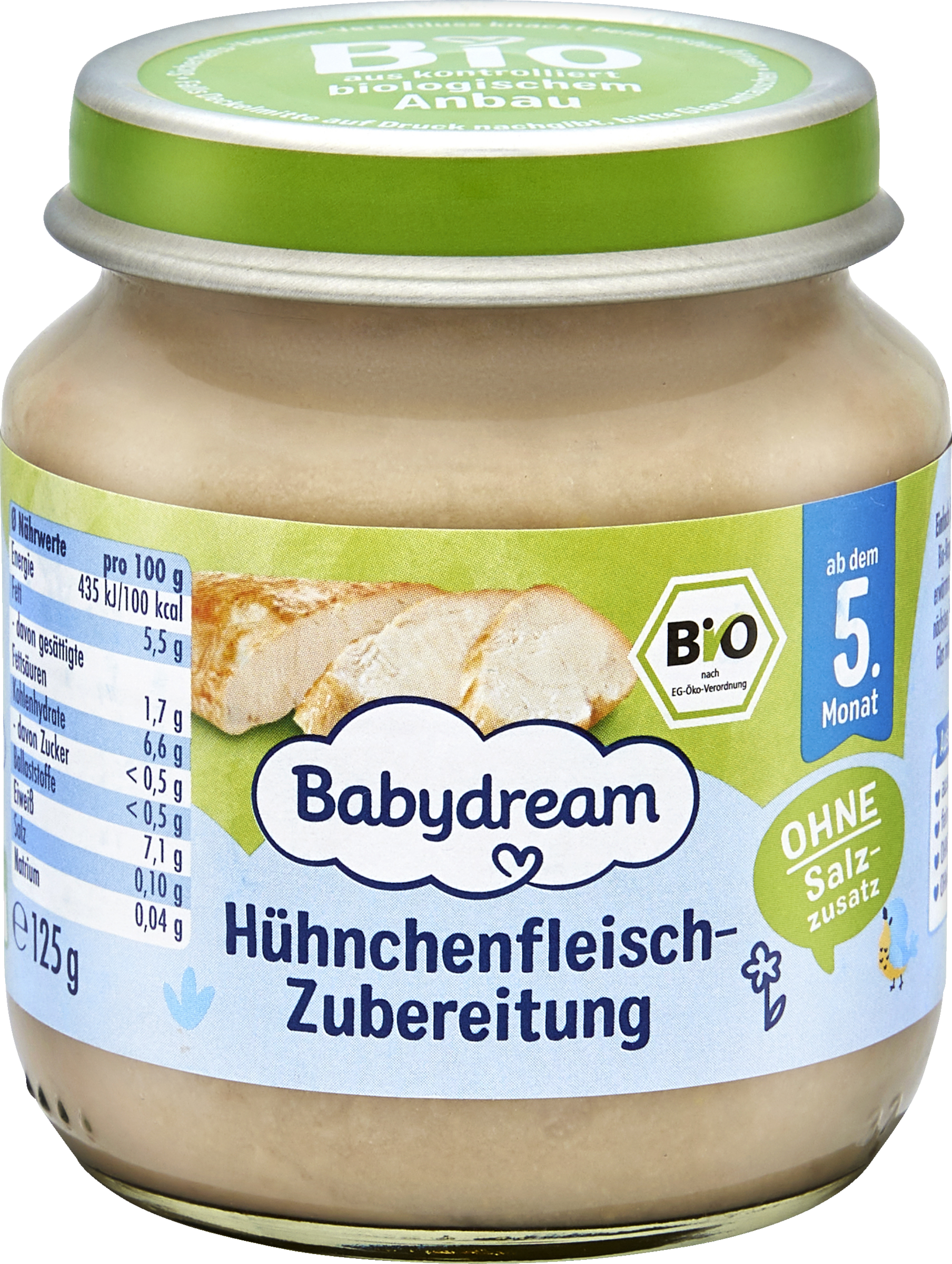 Babydream organic chicken preparation