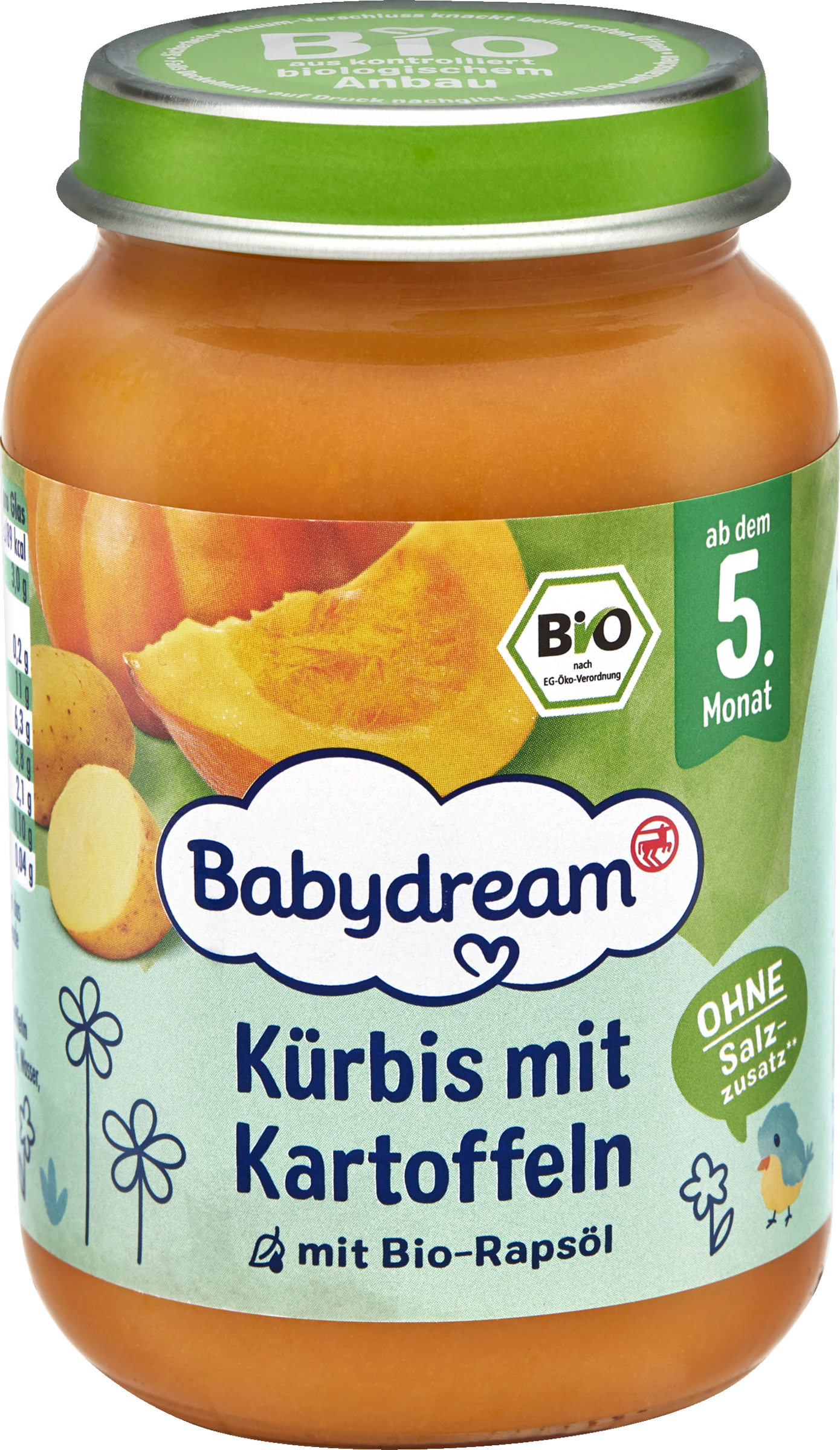 Babydream Organic Pumpkin with Potatoes