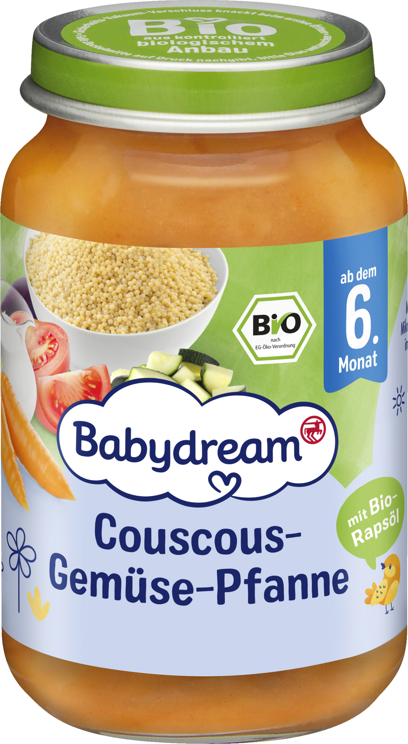 Babydream Couscous and Vegetable Stir-fry 190g