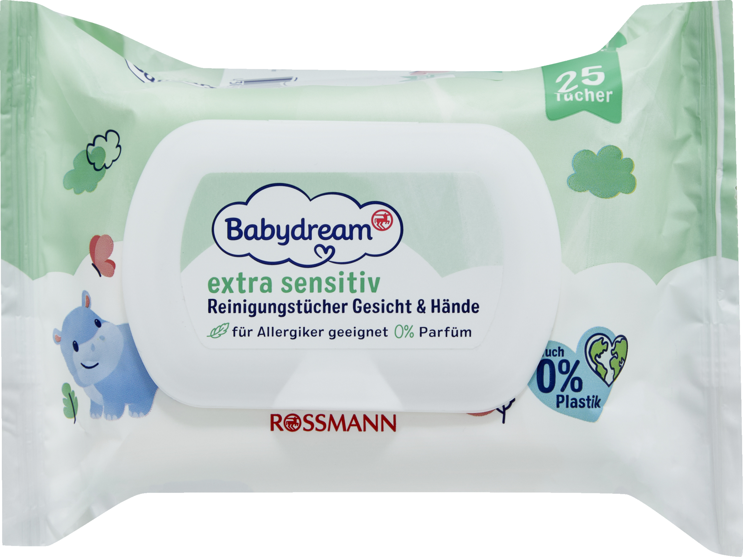 Babydream extra sensitive cleansing wipes face & hands value pack
