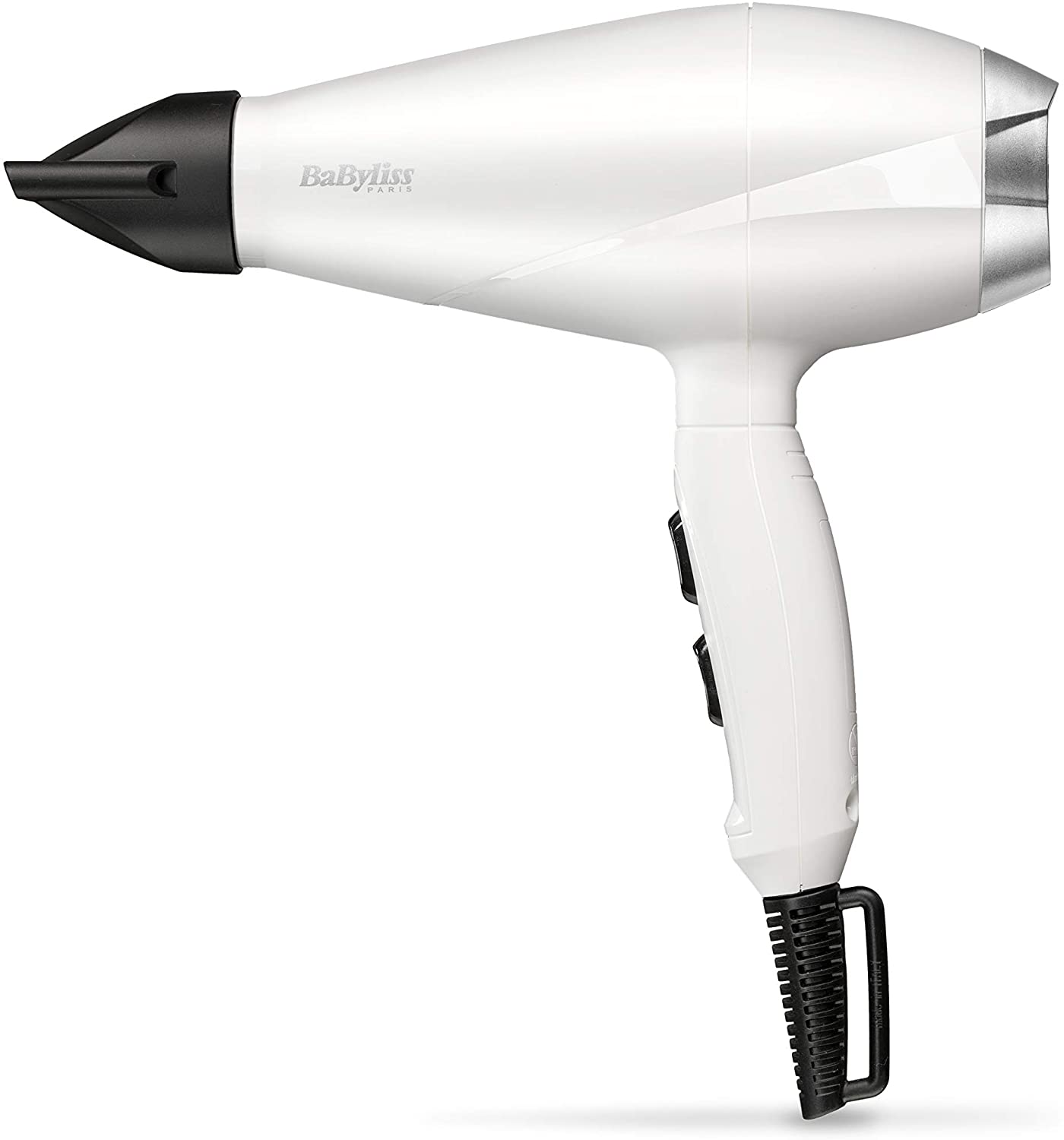 BaByliss 2000 Pro Speed 6704WE Professional Hair Dryer Matt White AC Motor 