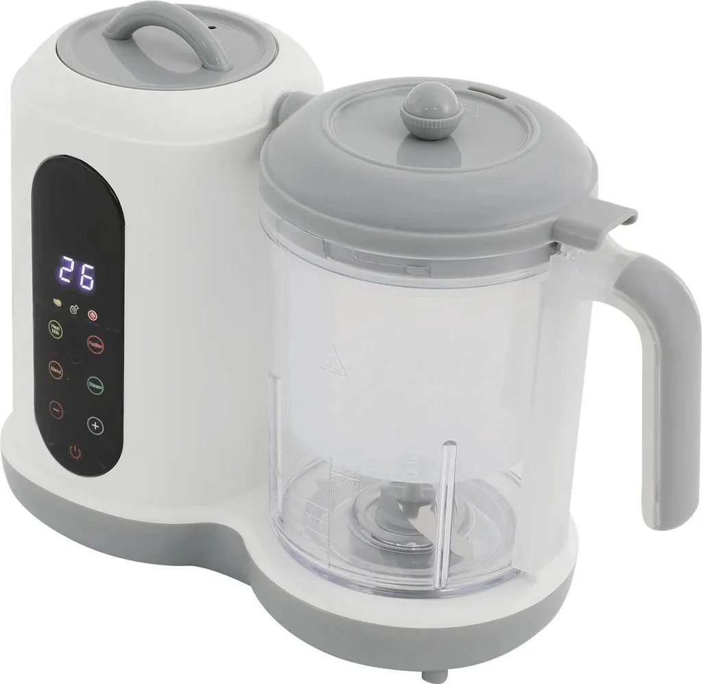 StarTech Baby food maker - Tabletop blender - 450 W - 50–400 ml capacity - Stainless steel blades - EU plug 220V 50Hz - 29.5×12×22 cm - White