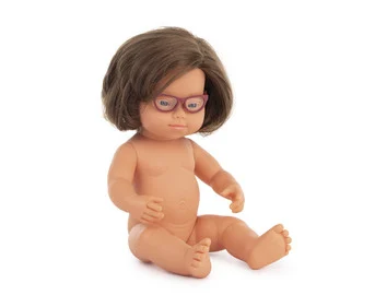 Baby doll with glasses