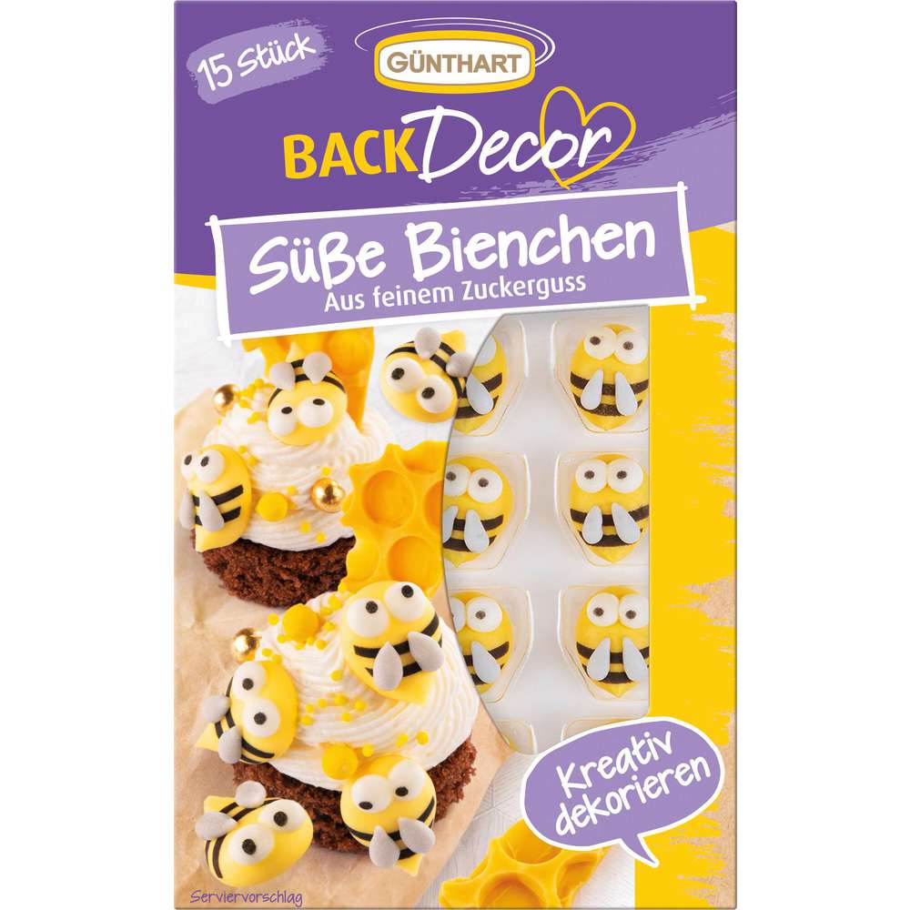 Günthart Baking decorations, sugar bees, 20 gm