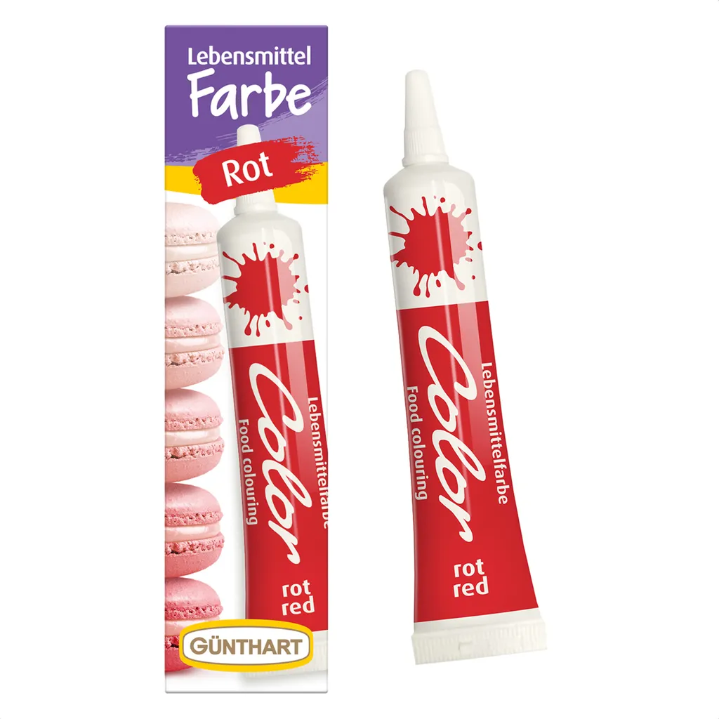 Günthart BackDecor food coloring red, 20 gm