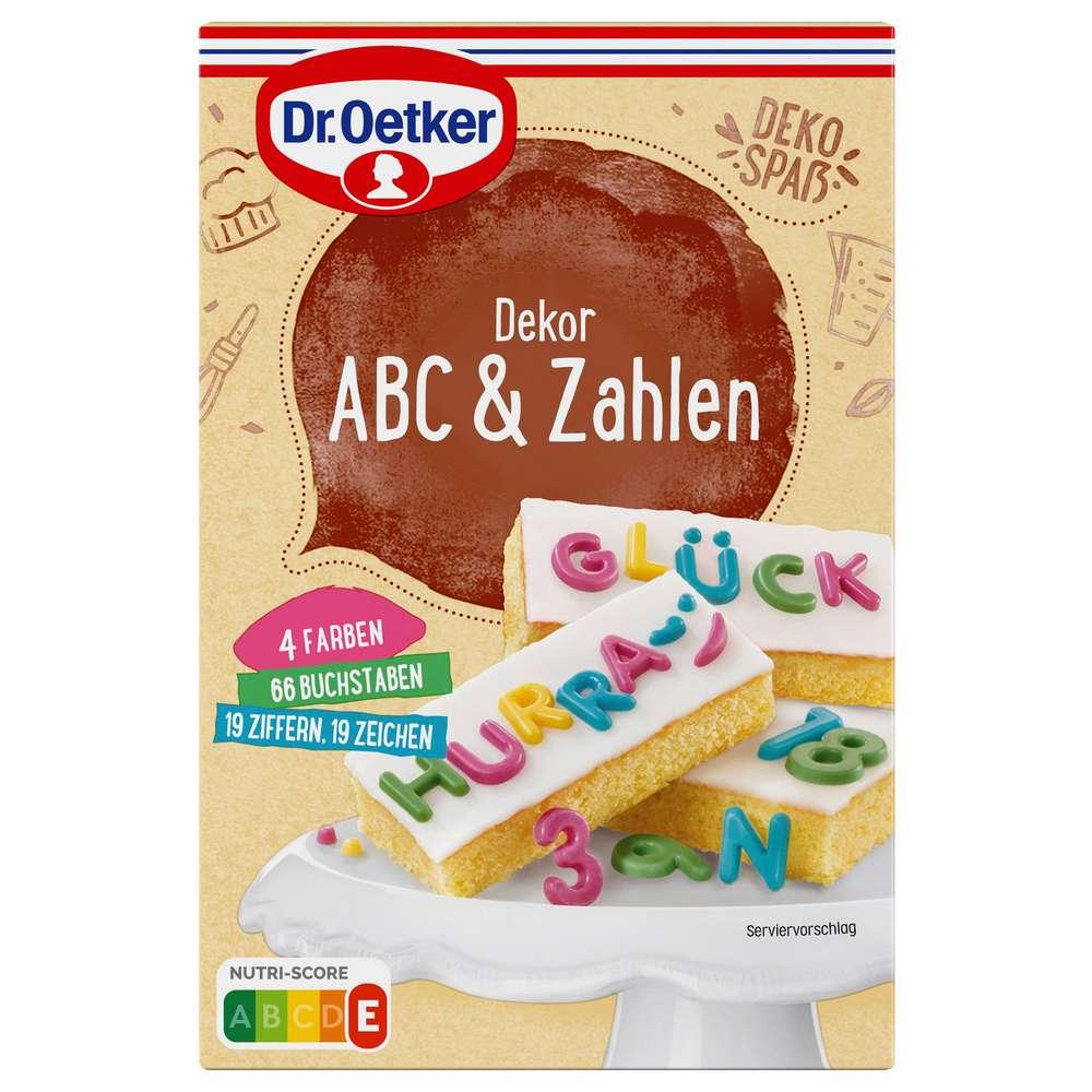Dr. Oetker Baking decoration, ABC & numbers