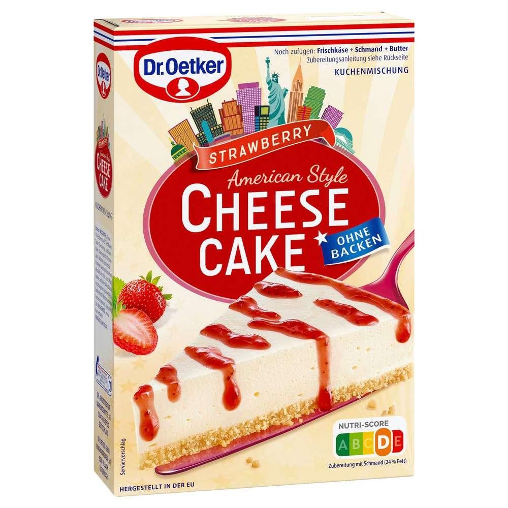 Dr. Oetker Baking mix American Style, Cheesecake, Strawberry