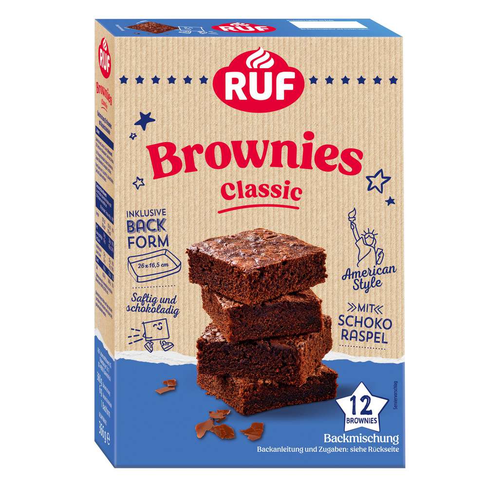 RUF Brownie baking mix, Classic