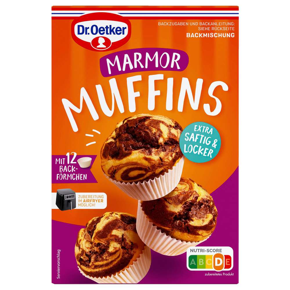 Dr. Oetker Backmischung Marmor Muffins
