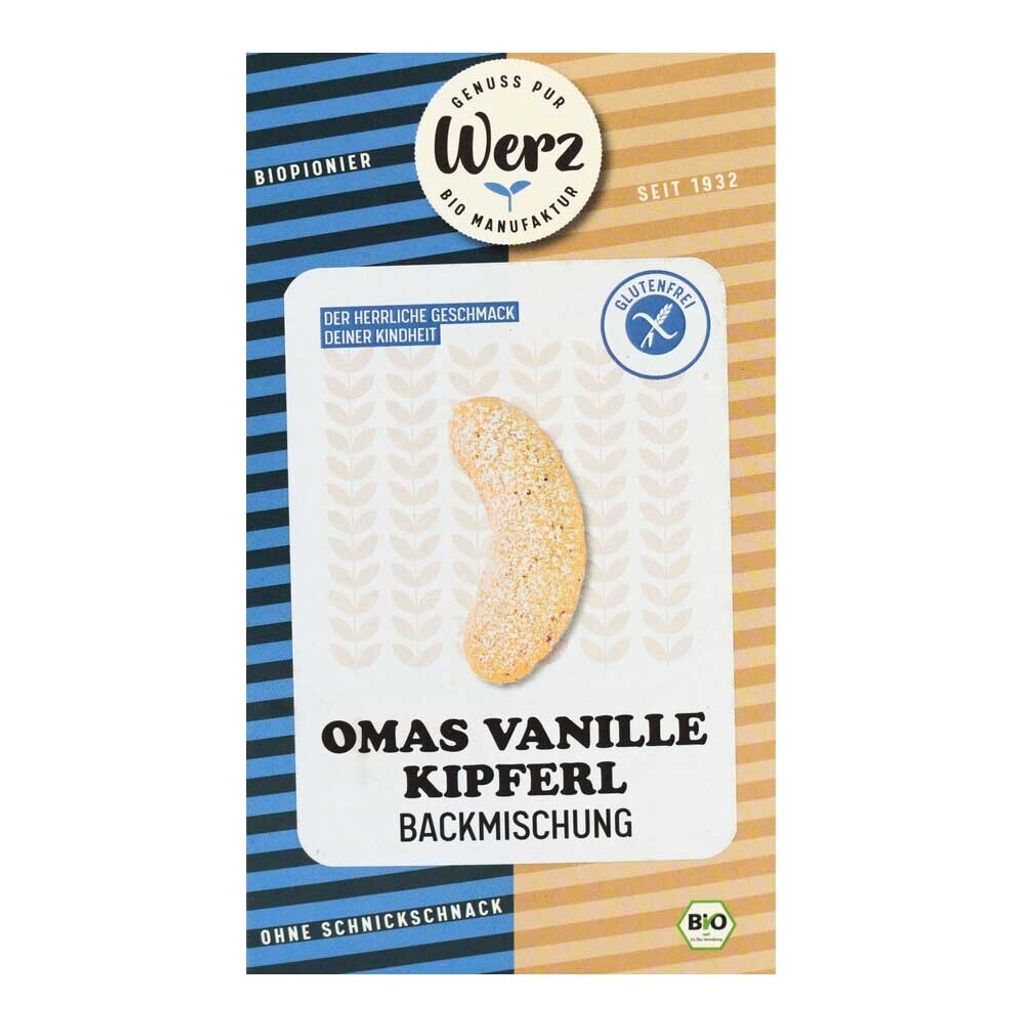 naturkorn mühle Werz Baking mix - Grandma's vanilla crescent cookies 500g