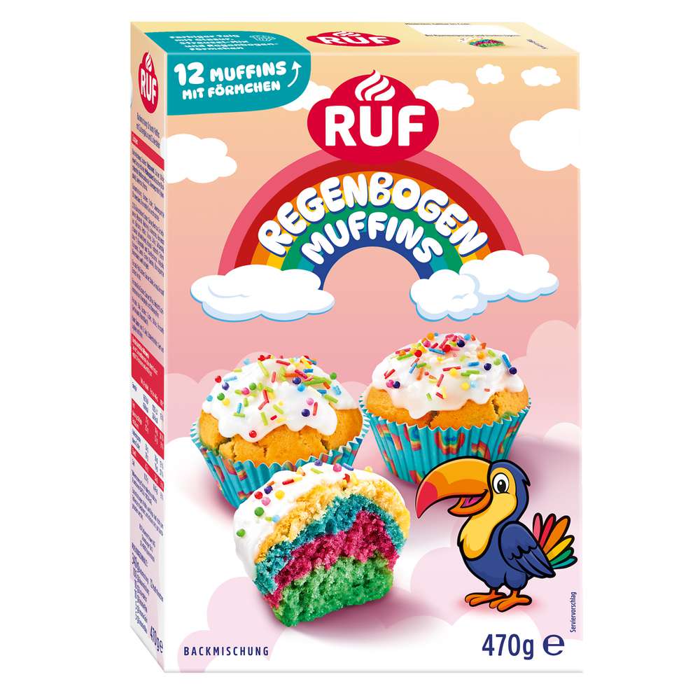 Rainbow Muffin Baking Mix