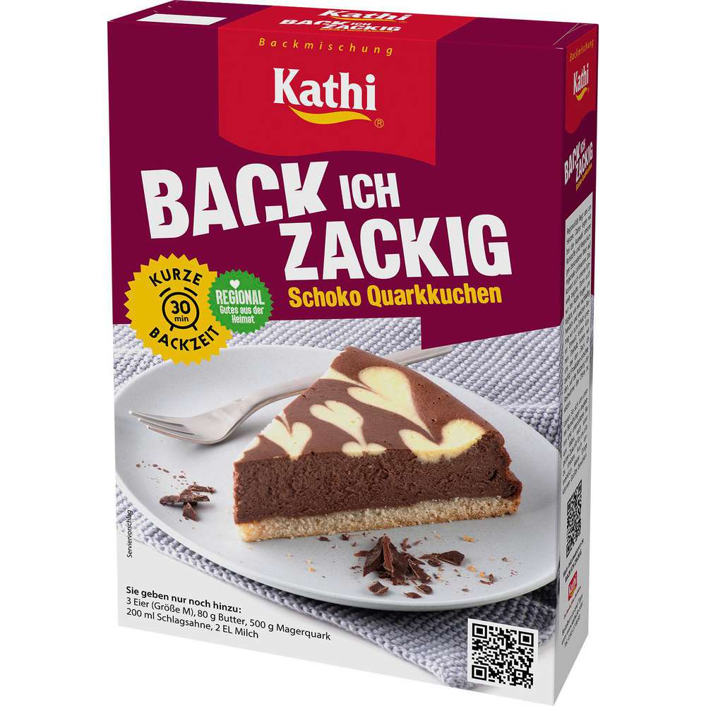 Baking mix, chocolate quark cake