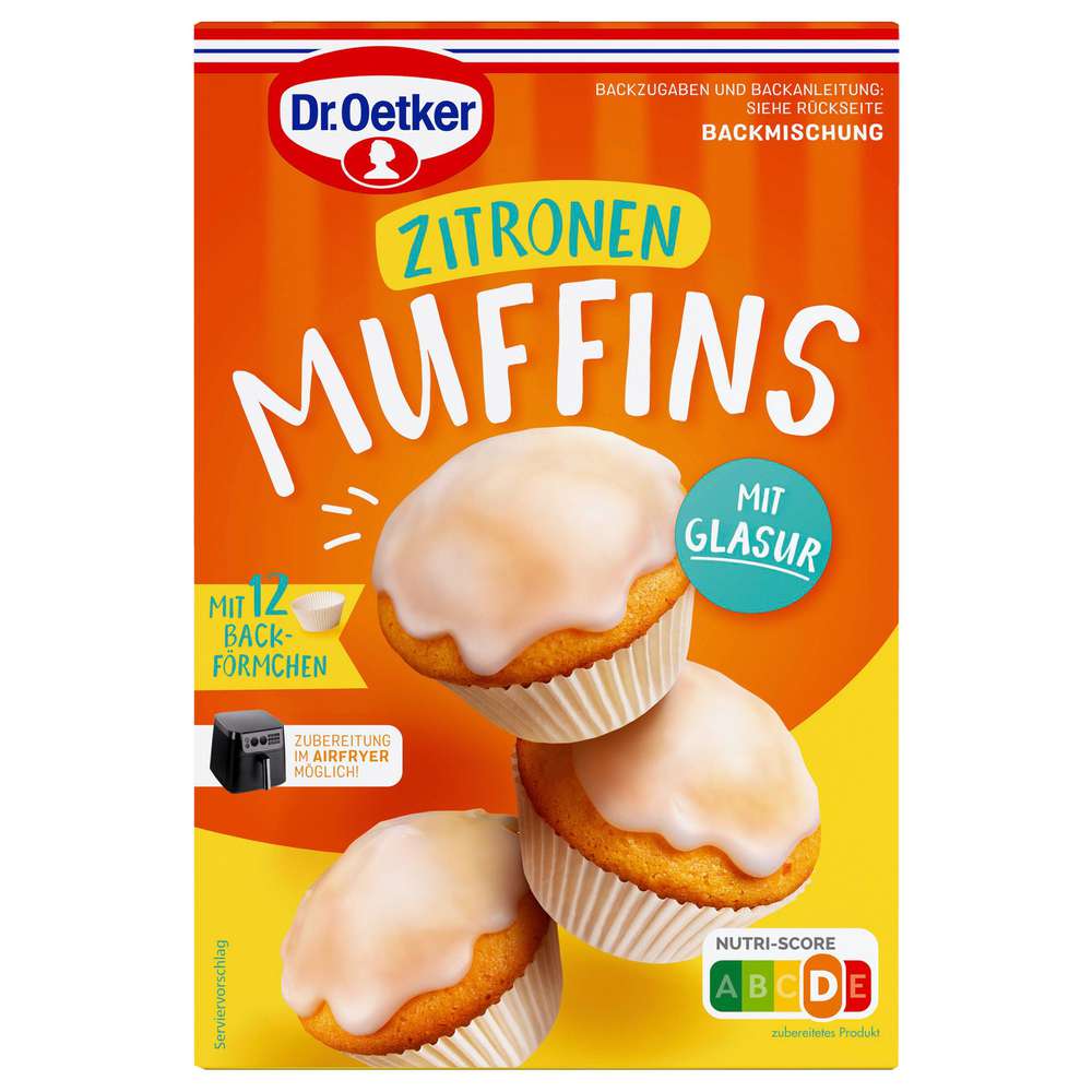 Dr. Oetker Backmischung Zitronen Muffins