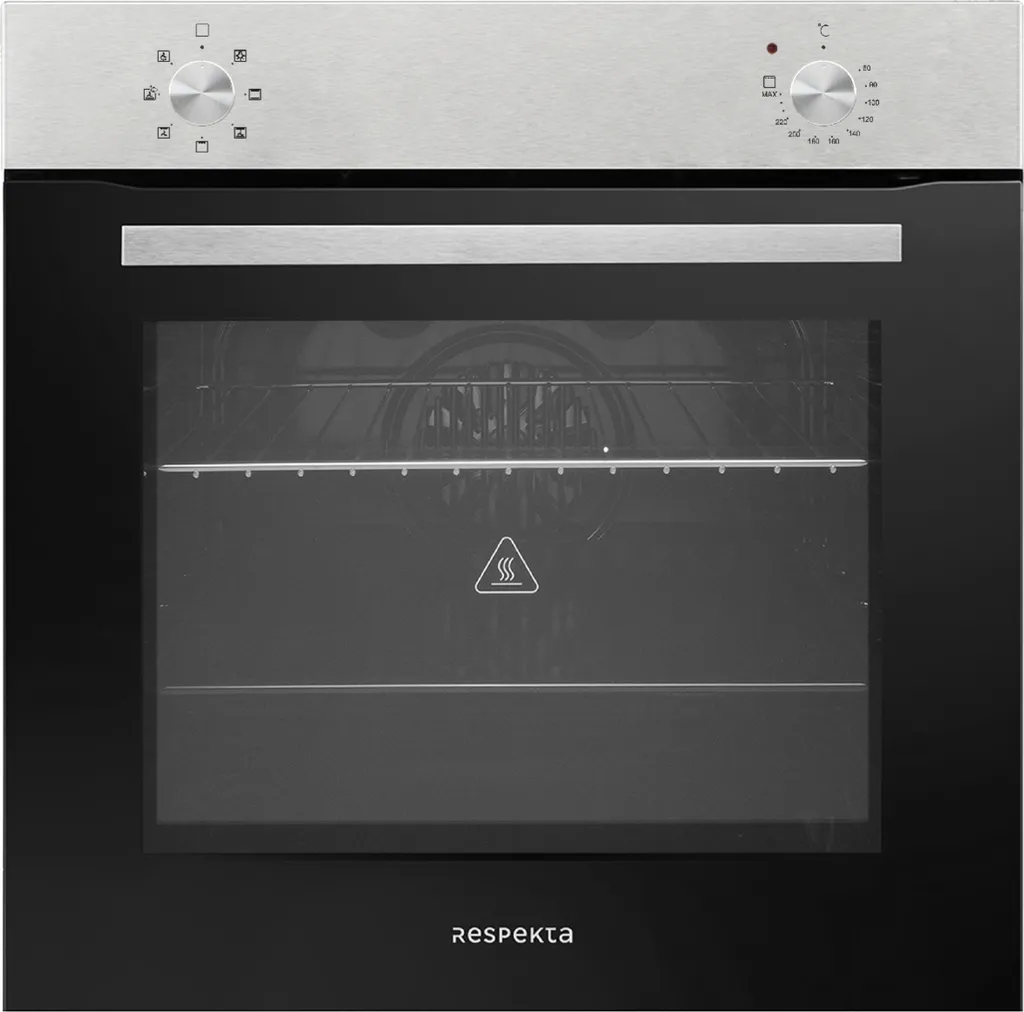 Independent built-in oven, stainless steel, cooker, grill, convection, Jannis oven, 72 L, Respekta