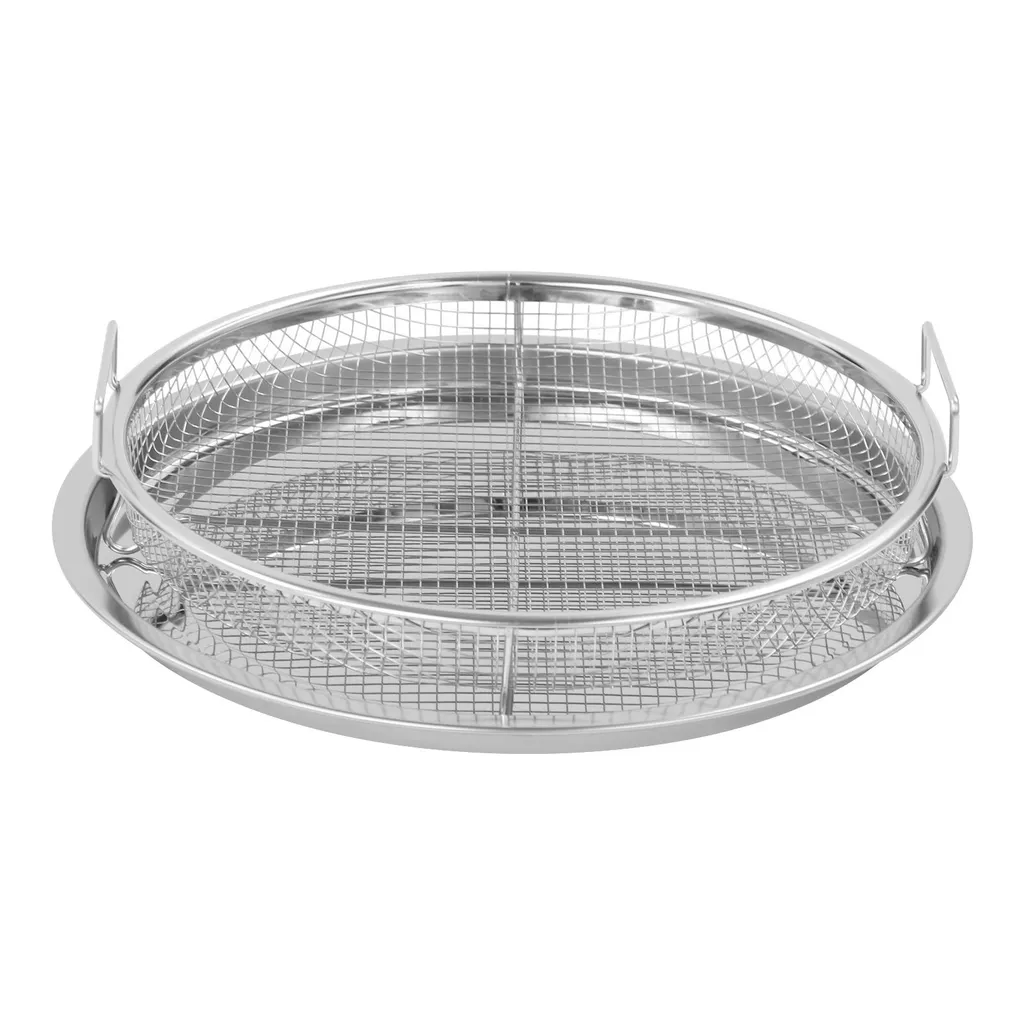 easybuy Oven baking basket with tray, silver