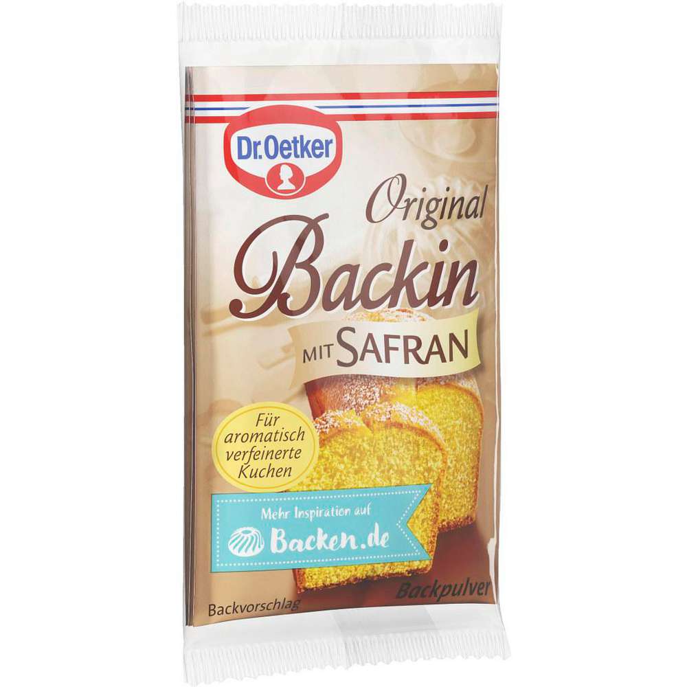 Dr. Oetker Baking powder Backin with saffron