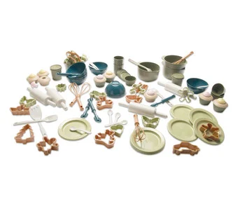 Baking set made of bioplastic, 100 pieces