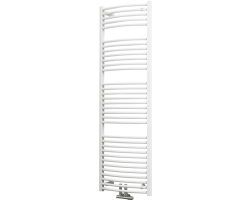 Schulte Munich bathroom radiator round 1575x500 mm white with central connection