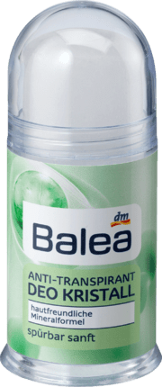Balea Deodorant Stick Antiperspirant Crystal, 100 G