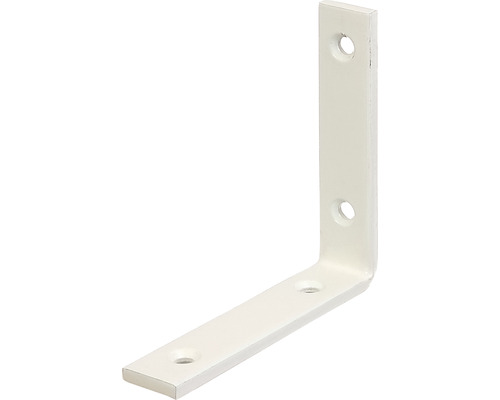 Kaiserthal Beam angle 100x100x20 mm white plastic coated 1 piece