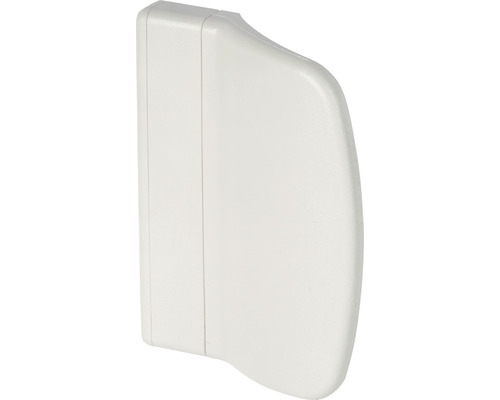 Alpertec Balcony door handle nylon white flat