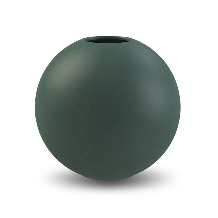 Cooee Design Green Ball Vase Dark